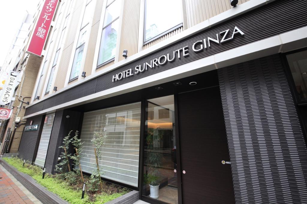 Hotel Sunroute Ginza Tokio Buitenkant foto